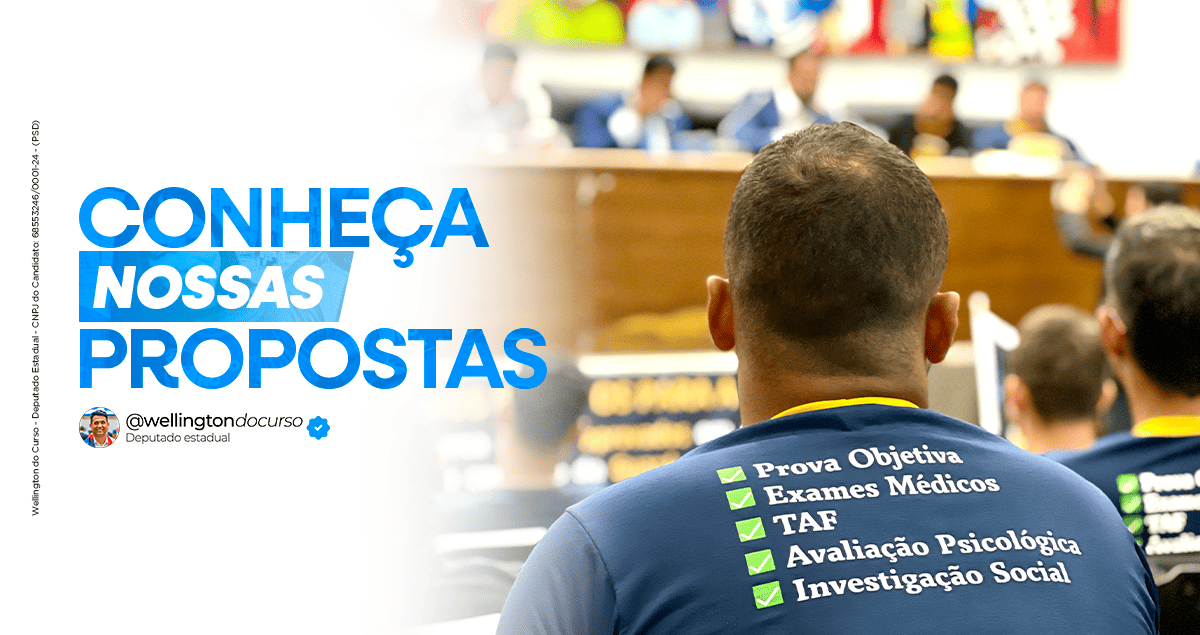 Concursos Públicos: Deputado Estadual Wellington do Curso propõe calendário estadual de concursos e novas regras para contratação temporária - Wellington do Curso